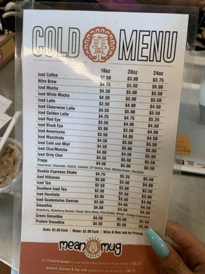 Menu photo 2 Mean Mug Coffee Salisbury, NC Menu photo 2 Mean Mug Coffee Salisbury, NC