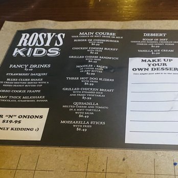 Rosy Tomorrows Restaurant - Best Kids Menu to date! - American Near Me - Danbury, Connecticut Rosy Tomorrows Restaurant - Best Kids Menu to date! - American Near Me - Danbury, Connecticut