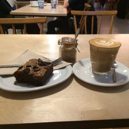 Coffee and Oreo brownie