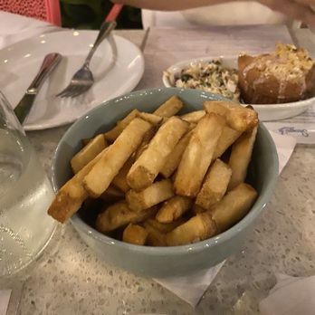 Shangri La - Fries.. good but too thick. My opinion they should half the size. - New American Near Me - Fair Oaks, California Shangri La - Fries.. good but too thick. My opinion they should half the size. - New American Near Me - Fair Oaks, California