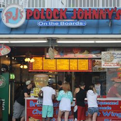 Busy summer day at PJ's on the boards... #oceancitycool #ocmd