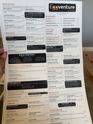Menu photo 2 EGGVENTURE CAFE Minooka, IL Menu photo 2 EGGVENTURE CAFE Minooka, IL