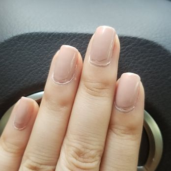 Classic Nails - 2nd coat didn't even cover the whole nail! - Nail Salons Near Me - Houston, Texas Classic Nails - 2nd coat didn't even cover the whole nail! - Nail Salons Near Me - Houston, Texas