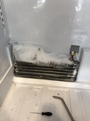 Defrost Sytem Repair - Repair a defrost system on residential refrigerator Defrost Sytem Repair - Repair a defrost system on residential refrigerator