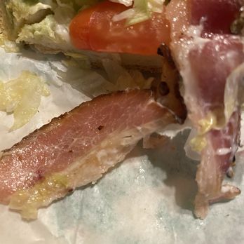 Potbelly - Bacon was not crispy and was very chewy. Yuck! - Fast Food Near Me - Matteson, Illinois