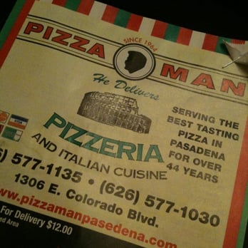 Pizza Man - Pizza Near Me - Pasadena, California Pizza Man - Pizza Near Me - Pasadena, California