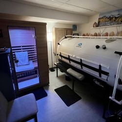 Aspen Integrative Medical Center - Our infrared sauna and hyperbaric oxygen therapy chamber.