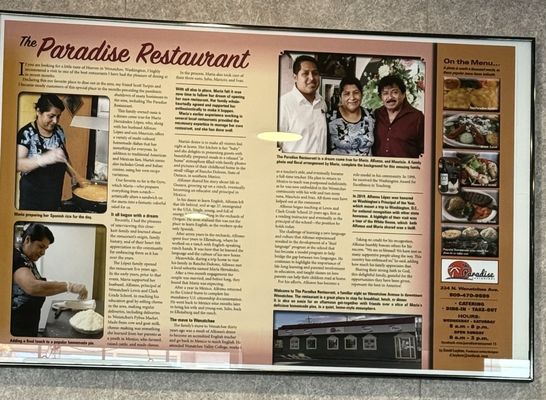 Menu photo 1 The Paradise Restaurant Wenatchee, WA Menu photo 1 The Paradise Restaurant Wenatchee, WA