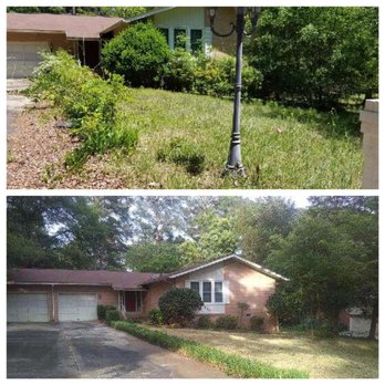 Ready Set Mow - before and after cleaning - Lawn Services Near Me
