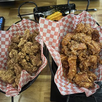 The Fry - boneless half and half - soy garlic and savoury - Bars Near Me - North York, Ontario The Fry - boneless half and half - soy garlic and savoury - Bars Near Me - North York, Ontario