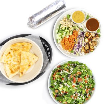 Currito - a variety of plates of food - Salad Near Me - Blue Ash, Ohio