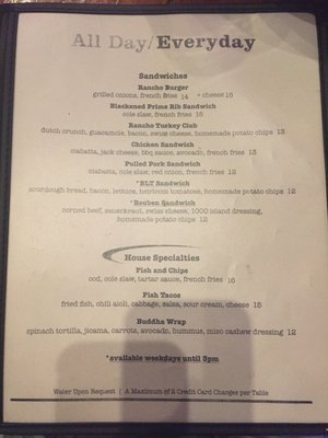 Menu photo 8 Rancho Nicasio Nicasio, CA Menu photo 8 Rancho Nicasio Nicasio, CA