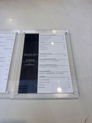 Menu photo 4 Desouro Irvine, CA