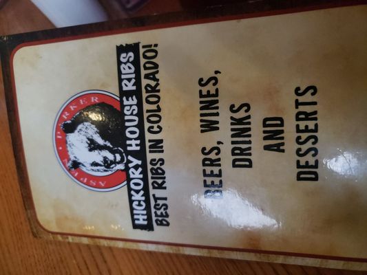 Menu photo 5 Hickory House Ribs Aspen, CO Menu photo 5 Hickory House Ribs Aspen, CO