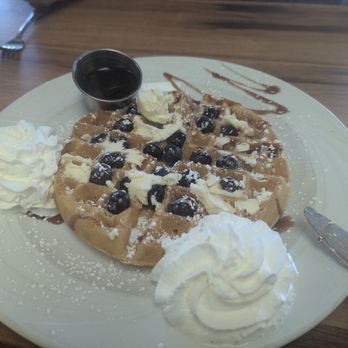 Rey Mimosa Breakfast and Lunch - Best waffles around! Light fluffy with a hint of sweet. Amazing - Breakfast & Brunch Near Me - Cameron Park, California Rey Mimosa Breakfast and Lunch - Best waffles around! Light fluffy with a hint of sweet. Amazing - Breakfast & Brunch Near Me - Cameron Park, California