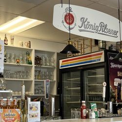 Grandpa's German Market & Deli - Bar area.