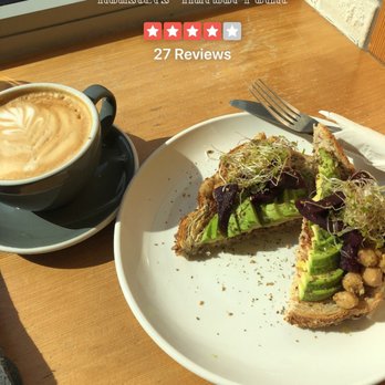 Ceremony Coffee Roasters - Harbor Point - Avacado toast and a latte - Coffee & Tea Near Me - Baltimore, Maryland Ceremony Coffee Roasters - Harbor Point - Avacado toast and a latte - Coffee & Tea Near Me - Baltimore, Maryland