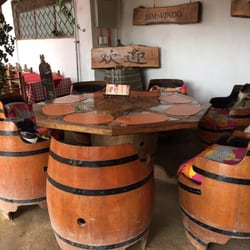 La Vaquita Echá - Patio seating