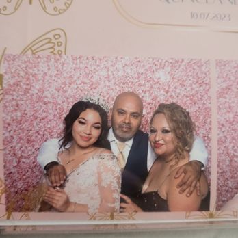 Party Memoriez - Look how adorable is the background they created for my daughter quinceañera.. - Photo Booth Rentals Near Me Party Memoriez - Look how adorable is the background they created for my daughter quinceañera.. - Photo Booth Rentals Near Me