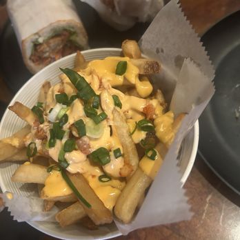 Mama’s Cupboard - Kimchi Loaded Fries - Thai Near Me - New York, New York Mama’s Cupboard - Kimchi Loaded Fries - Thai Near Me - New York, New York