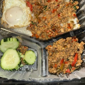 Karen Supermarket - This is the spicy pork E7. Stir Fry Holy Basil-Ka Pao - International Grocery Near Me - Milwaukee, Wisconsin