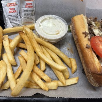 Times Square Pizzeria - Empire steak and cheese with fries - Pizza Near Me - Greensboro, North Carolina Times Square Pizzeria - Empire steak and cheese with fries - Pizza Near Me - Greensboro, North Carolina