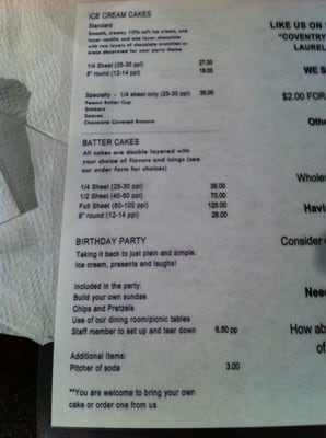 Menu photo 4 Coventry Parlor Pottstown, PA Menu photo 4 Coventry Parlor Pottstown, PA