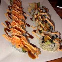 Minzu Sushi - Godzilla and Crqzy roll