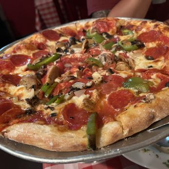 Cafe Corleone - Corleone's Special Pizza - the sausage on this is amazing - Italian Near Me - Paramount, California Cafe Corleone - Corleone's Special Pizza - the sausage on this is amazing - Italian Near Me - Paramount, California