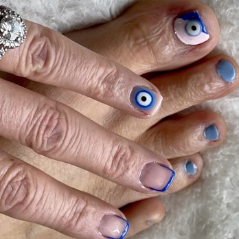 Queen B Nails - Evil eye mani/pedi. - Nail Salons Near Me - Camas, Washington Queen B Nails - Evil eye mani/pedi. - Nail Salons Near Me - Camas, Washington