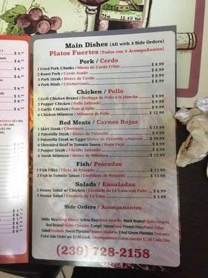 Menu photo 6 Las Delicias Cafeteria Alva, FL Menu photo 6 Las Delicias Cafeteria Alva, FL