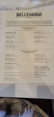Menu photo 5 Bellemara Distillery Hillsborough, NJ