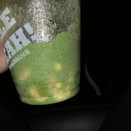Not blended well