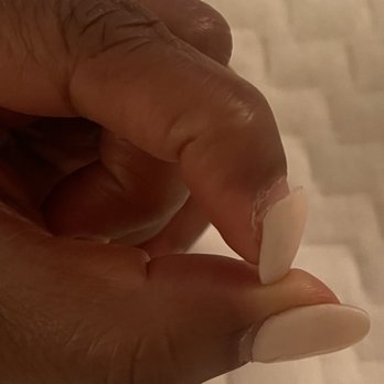 Uneek Nails and Spa - Two week old powder dipped polish lifting - Nail Salons Near Me - Fairfax, Virginia Uneek Nails and Spa - Two week old powder dipped polish lifting - Nail Salons Near Me - Fairfax, Virginia