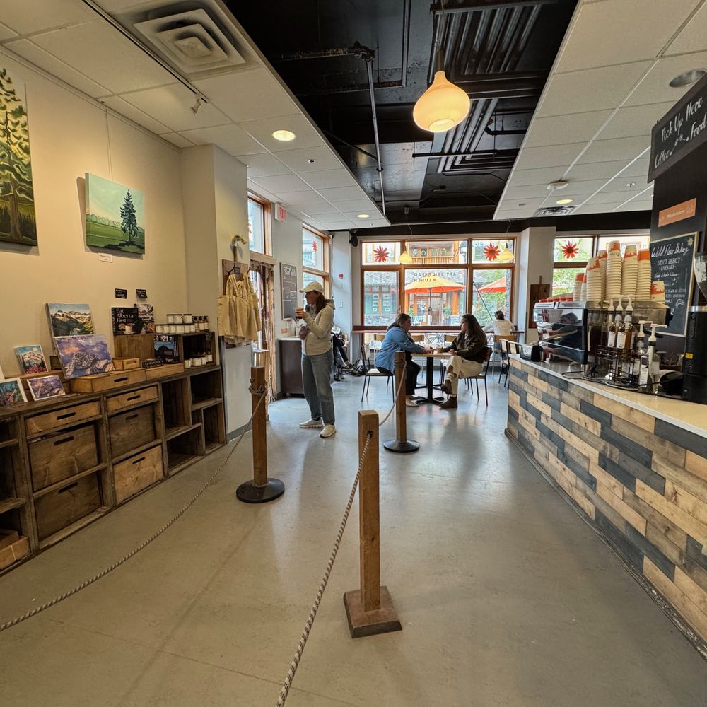 Wild Flour - Banff's Artisan Bakery Cafe - interior - Coffee & Tea Near Me - Banff, Alberta Wild Flour - Banff's Artisan Bakery Cafe - interior - Coffee & Tea Near Me - Banff, Alberta