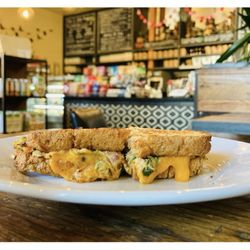Habitat Coffee and Tea - Tuna Melt Sandwich.