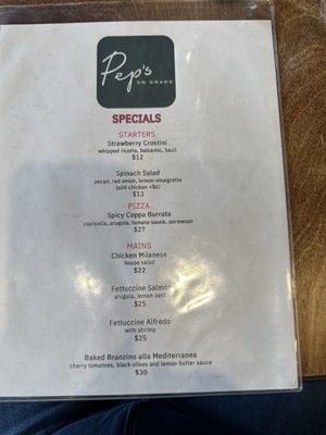 Menu photo 2 Pep’s On Grand New York, NY Menu photo 2 Pep’s On Grand New York, NY