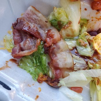 Neptune's Net - Is bacon this raw ever edible?? Not taking the chance... - Seafood Near Me - Malibu, California Neptune's Net - Is bacon this raw ever edible?? Not taking the chance... - Seafood Near Me - Malibu, California