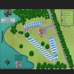 Little Patch of Heaven - The map of the campground