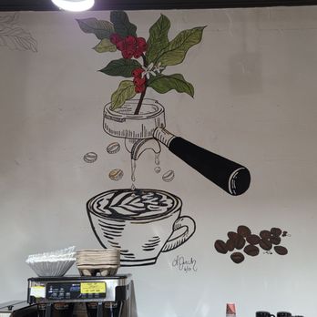 Water's Edge Coffee - What a wonderful picture drawn by a local artist. - Coffee & Tea Near Me - South Haven, Michigan Water's Edge Coffee - What a wonderful picture drawn by a local artist. - Coffee & Tea Near Me - South Haven, Michigan