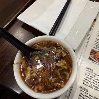 Wu Wei Din Chinese Cuisine - S1.Hot Sour Soup w.Pork - Taiwanese Near Me - Plano, Texas Wu Wei Din Chinese Cuisine - S1.Hot Sour Soup w.Pork - Taiwanese Near Me - Plano, Texas
