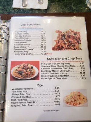 Menu photo 8 Happiness Chinese Restaurant Spokane, WA