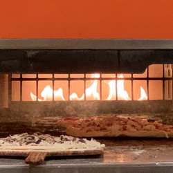 Blaze Pizza Place's stove