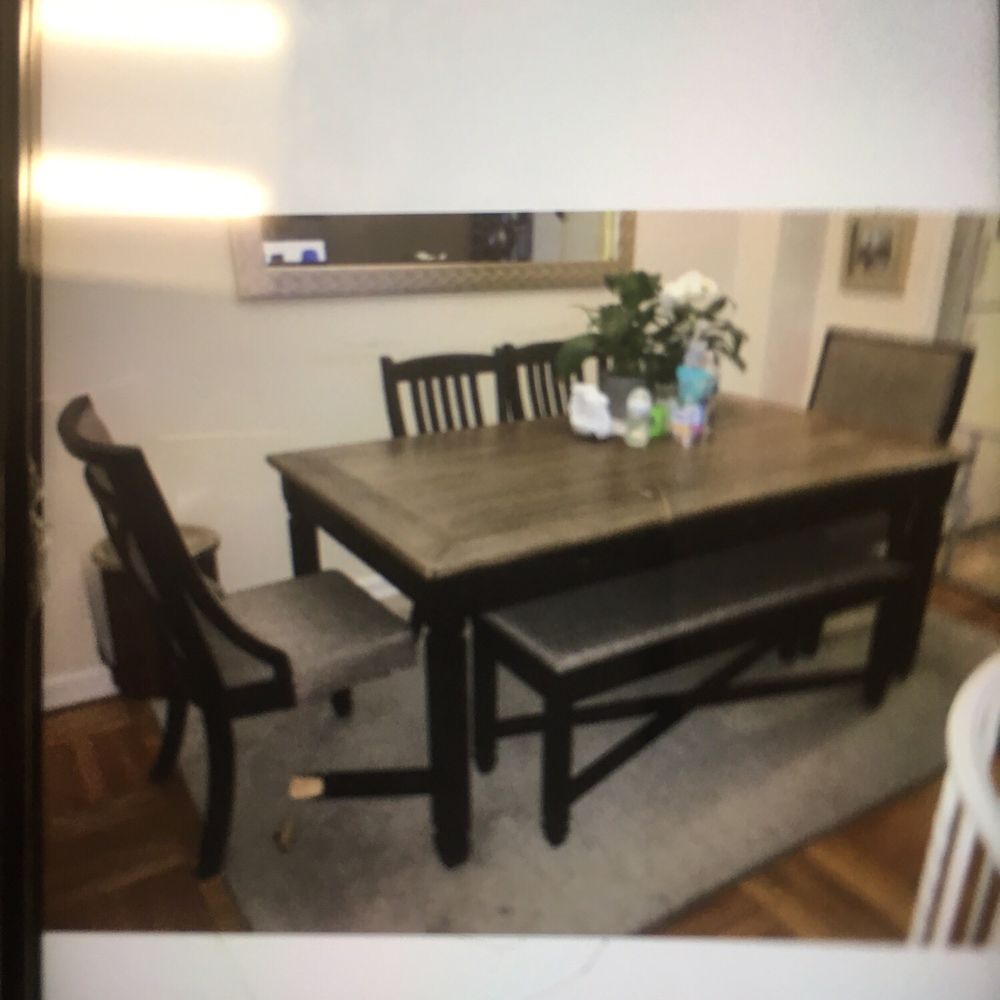 Ashley Store - Table and chair set up in our place. - Furniture Stores Near Me - Glendale, New York Ashley Store - Table and chair set up in our place. - Furniture Stores Near Me - Glendale, New York