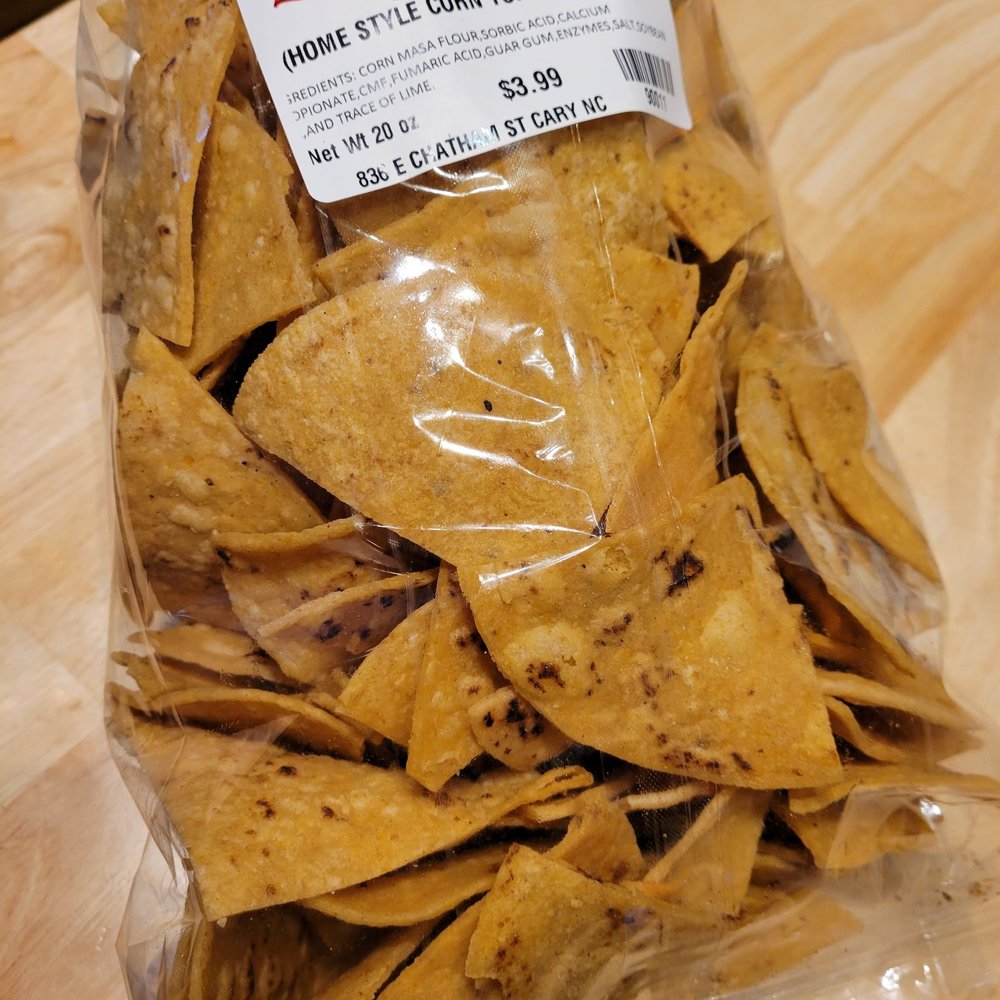 a bag of tortilla chips a bag of tortilla chips