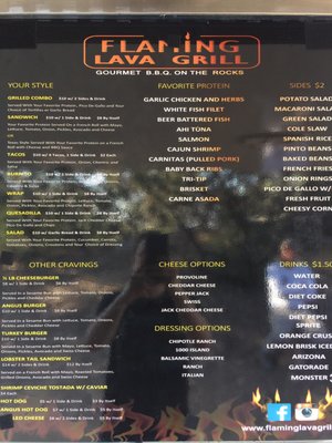 Menu photo 2 Flaming Lava Grill Los Angeles, CA Menu photo 2 Flaming Lava Grill Los Angeles, CA