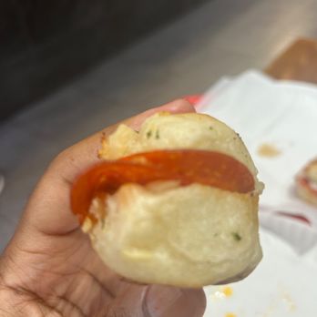 Gloria Pizza - pepperoni and cheese garlic knot - Pizza Near Me - Forest Hills, New York