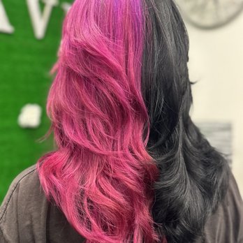 Tavera Hair Studio - After (split dye) - Hair Salons Near Me - San Diego, California Tavera Hair Studio - After (split dye) - Hair Salons Near Me - San Diego, California