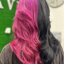 Tavera Hair Studio - After (split dye)