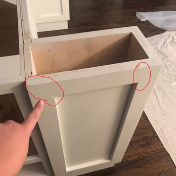 C & M Restoration - TWO different angles! You get two! How amazing does this look? not. sloppy at best. - Cabinetry Near Me - Wantage, New Jersey